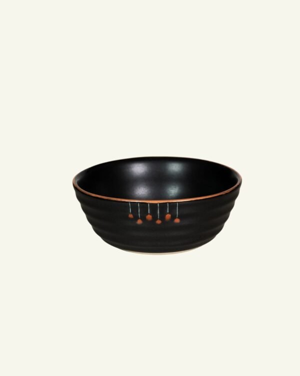 Layered Double Portion Bowl, handmade stoneware