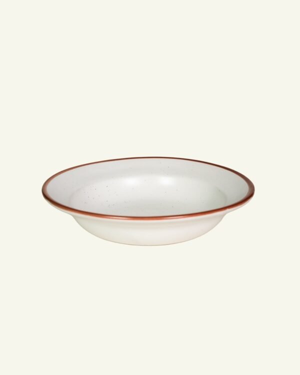 Flange Pasta Bowl Medium, handmade stoneware