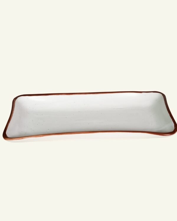 Coupe Rectangle Large Platter, handmade stoneware