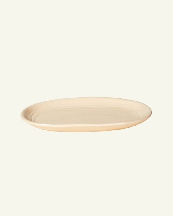 Coupe Oval Platter Small, handmade stoneware
