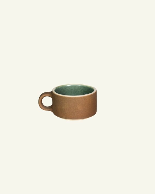Short Edge Mug, handmade stoneware
