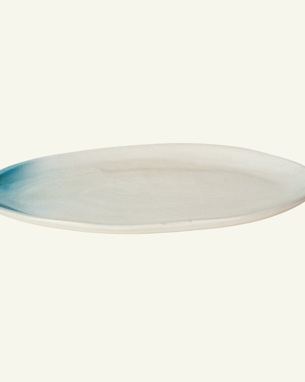 Coupe Oval Platter Large, handmade stoneware