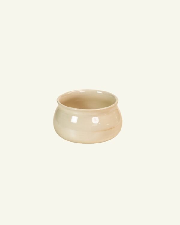 Curve Biryani Handi, handmade stoneware