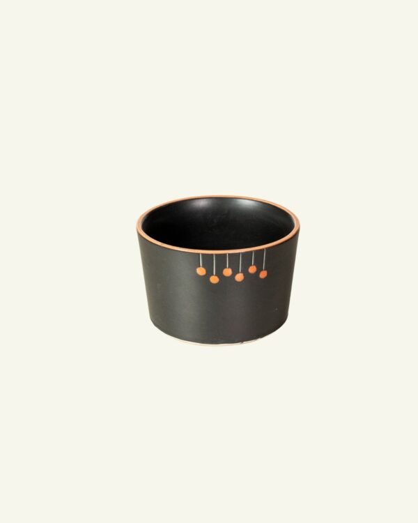 Straight Edge Single Portion Bowl, handmade stoneware
