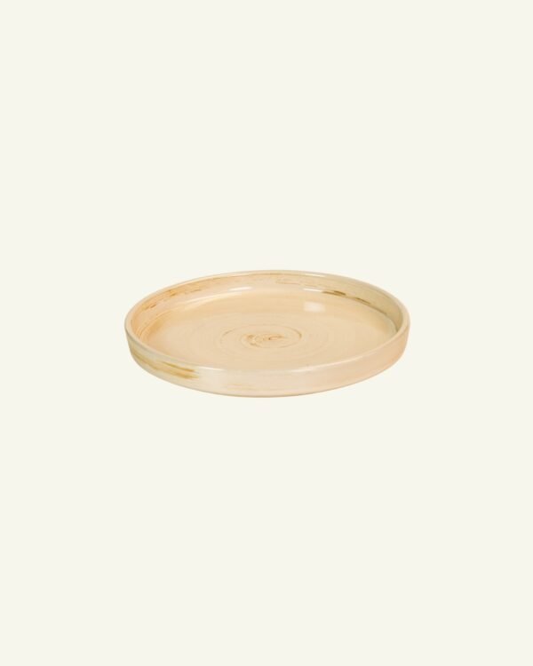 Tall Edge Half Plate, handmade stoneware
