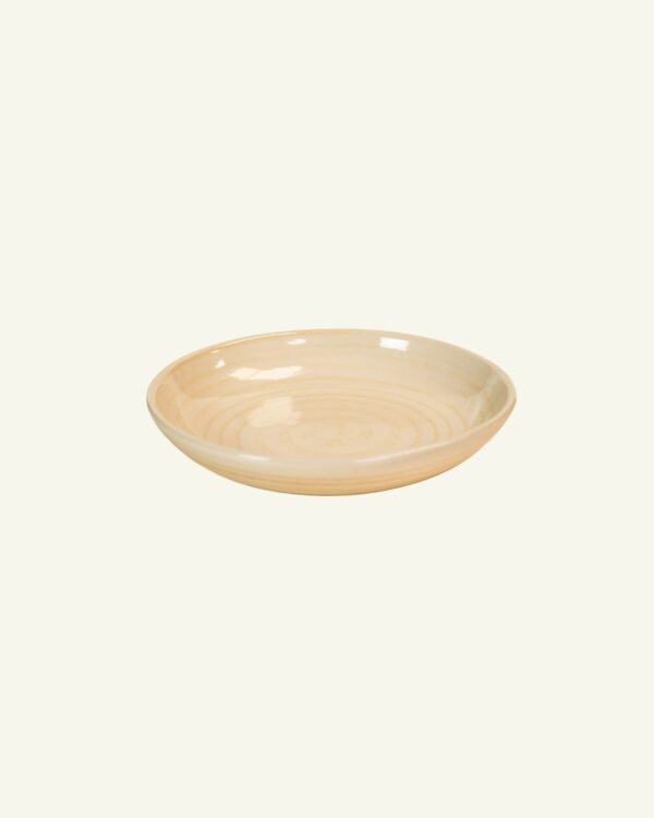 Coupe Shallow Dessert Bowl, handmade stoneware
